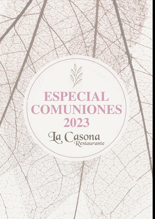 Restaurante La Casona, Menus Comuniones 2023 